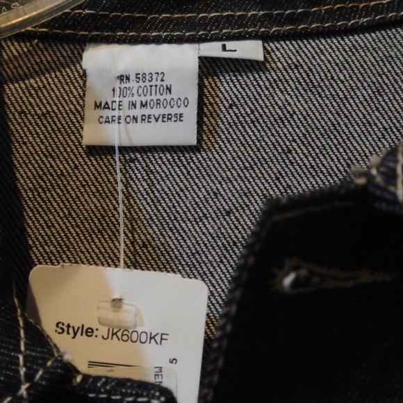 VINTAGE GALAPO DARK JEAN JACKET SIZE LARGE - Picture 3 of 4
